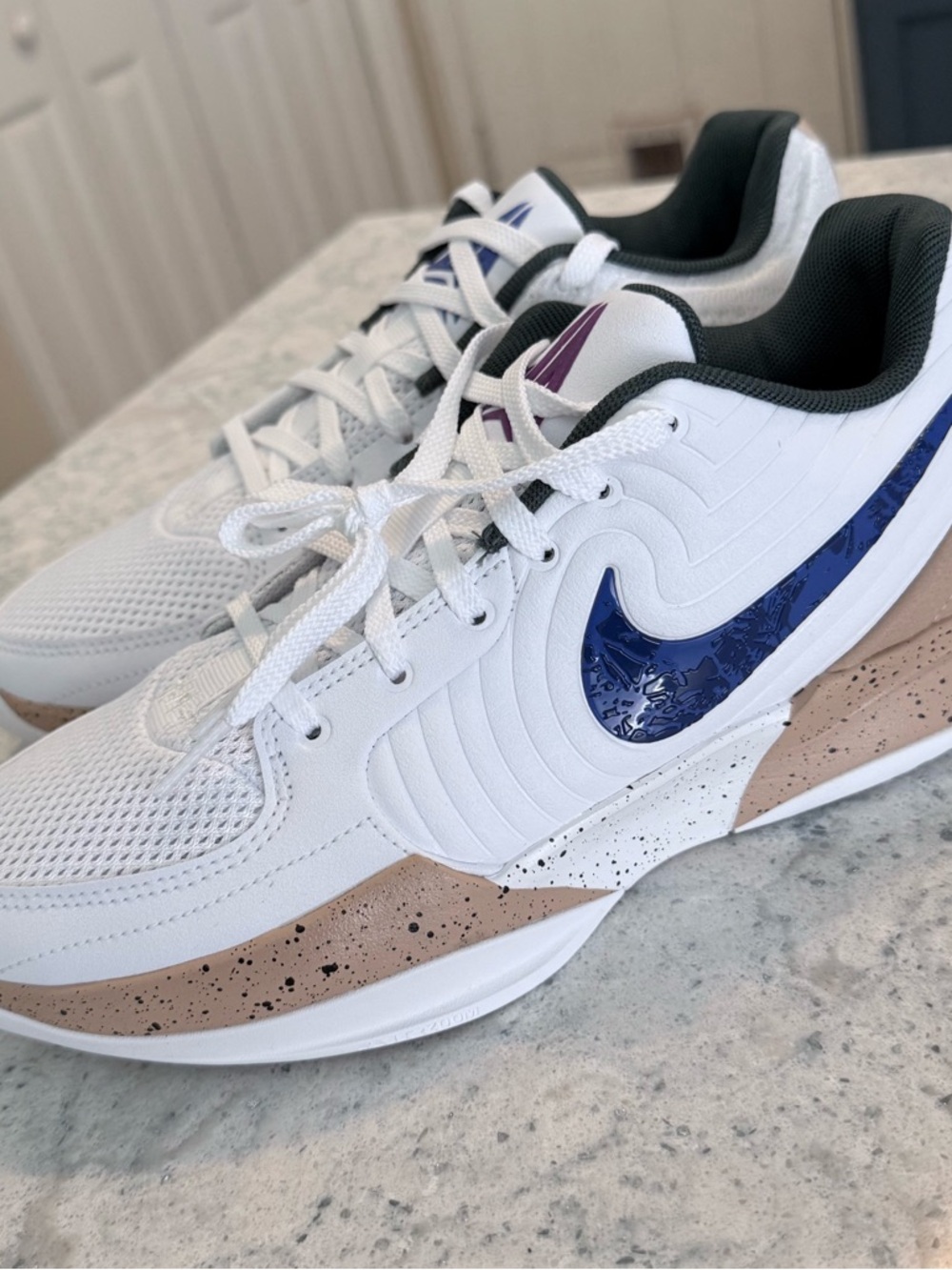 Nike Ja 2 White Astronomy Blue Hemp Men’s 8 Women’s 9.5 NIB Basketball Shoes